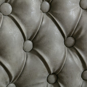 English Elm French Solid Wood Dining Chair with Nailhead Trim, High-Density Cushion & Hand-Pulled Backrest Olive Green W1143137915