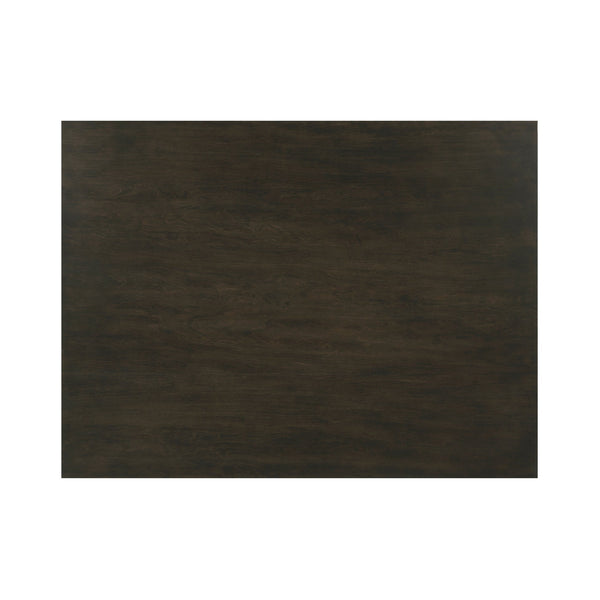 English Elm Classic Transitional 5pc Dining Set with Lattice-Back Side Chairs and Solid Wood Table, Durable Finish Charcoal 51.75 L x 40 W x 11.25 H B011P144223