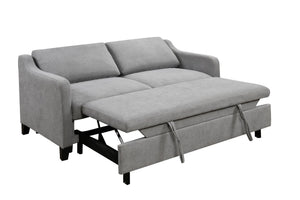 English Elm 69"3 Convertible Queen Sleeper Sofa Bed with 3-Level Adjustable Backrest, Modern Compact Futon Lounge Crafted for Comfort (Gray) W1417132011
