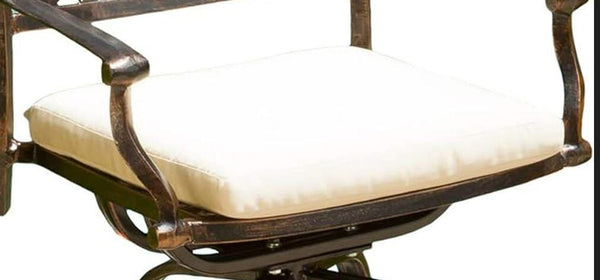English Elm Christopher Knight Home® - TAHOE Beige Barstool Seat Cushion – Water-Resistant Outdoor Fabric, 19x17x1.5 in Comfort Pad 54024.00CUSH