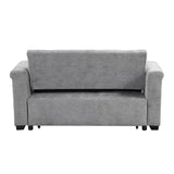 English Elm Convertible Soft Cushion Sofa Pull Bed ,For Two People To Sit On