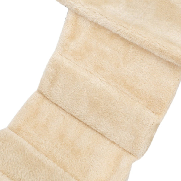 English Elm 5 Piece Wall Mounted Cat Tree with Sisal Posts Flannel Condo Perches and Rope Bridge Beige W2181P144434
