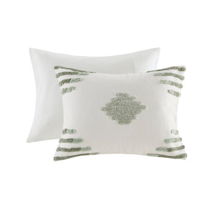 English Elm King/Cal King Tahli Cotton Blend Chenille Comforter Set - Tufted Texture, Hypoallergenic, OEKO-TEX Certified, Machine Washable B035128815