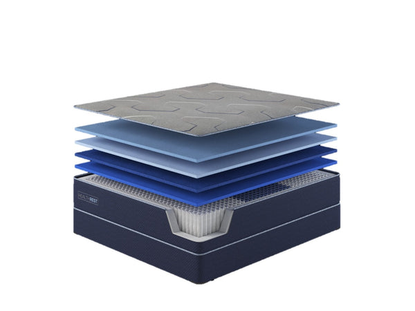 English Elm Healthrest Polarbreeze Plush King Mattress with Gel Foam and Zoned Coil Support B123141303