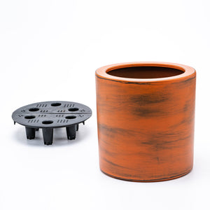 English Elm 7.8 In. Hand-Painted Self-Watering Planter Pot - Eco-Friendly, Unique Design For Indoor & Outdoor Use B046P144617