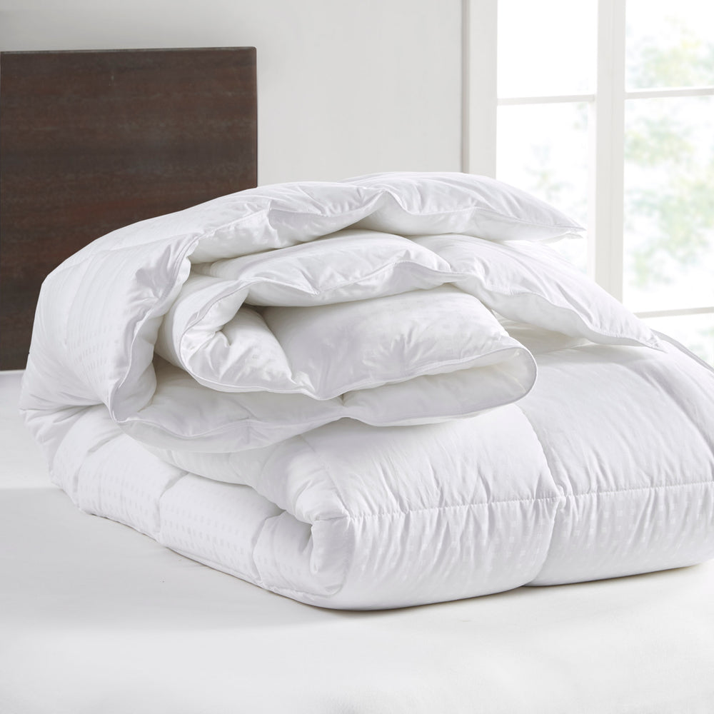 English Elm King/Cal Premium Cotton Dobby Comforter – Overstuffed Breathable Down-Alternative for Luxurious Warmth B035129272