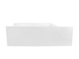 English Elm 6 Drawer Double Dresser with Mirror, Waterproof Scratch & Stain Resistant Finish for Stylish Storage White W2282S00003