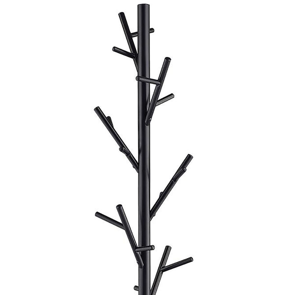 English Elm Black Branch Coat Rack with 18 Hooks – Nature-Inspired Black Metal Tree Design for Jackets, Hats, Scarves, Entryway Storage (69.25" Tall) B062P145421