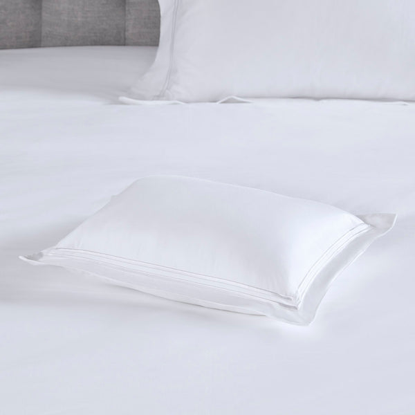 English Elm Full/Queen Luxury 500TC Cotton Sateen Embroidered Comforter Set with Zipper Duvet & Corner Ties White 12.99 L x 17.52 W x 12.99 H B035129278