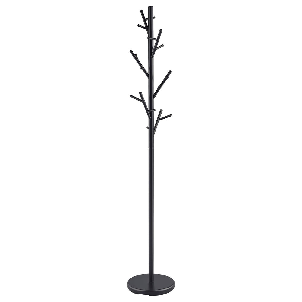 English Elm Black Branch Coat Rack with 18 Hooks – Nature-Inspired Black Metal Tree Design for Jackets, Hats, Scarves, Entryway Storage (69.25" Tall) B062P145421