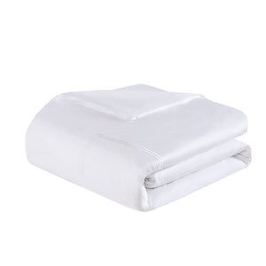 English Elm King/Cal Luxurious 500TC Cotton Sateen Embroidered Comforter Set with Removable Duvet & OEKO-TEX Safety White 14.96 L x 17.52 W x 14.96 H B035129282