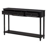 English Elm Trexm Console Table Sofa Table With Drawers For Entryway With Projecting Drawers and Long Shelf (Espresso, Old Sku: Wf189574Aab)