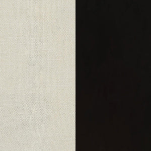 English Elm Beige Tufted Side Chairs Set of 2 — Button-Tufted Linen Dining Chairs with Nailhead Trim & Rustic Espresso Legs B062P145442