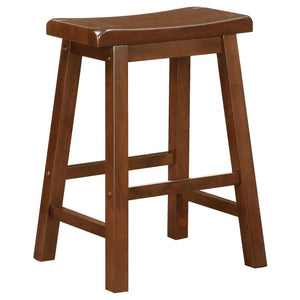 English Elm Chestnut Counter Height Stools (Set Of 2)