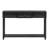 English Elm Trexm Console Table Sofa Table With Drawers For Entryway With Projecting Drawers and Long Shelf (Espresso, Old Sku: Wf189574Aab)