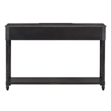 English Elm Trexm Console Table Sofa Table With Drawers For Entryway With Projecting Drawers and Long Shelf (Espresso, Old Sku: Wf189574Aab)