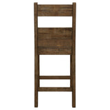 English Elm Rustic Golden Brown Ladder Back Counter Height Stools (Set Of 2)