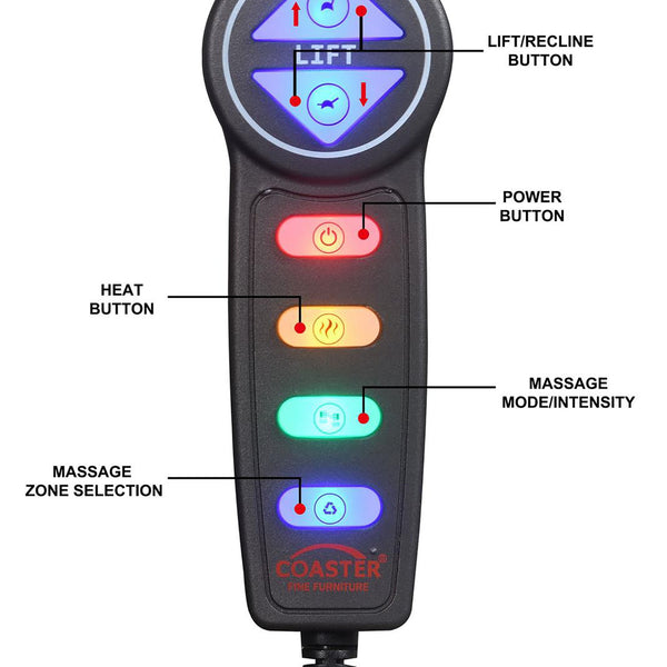English Elm Beige Power Lift Recliner Chair with Memory Foam, Plush Chenille Upholstery, Storage Pocket & 375lb Capacity B062P145449