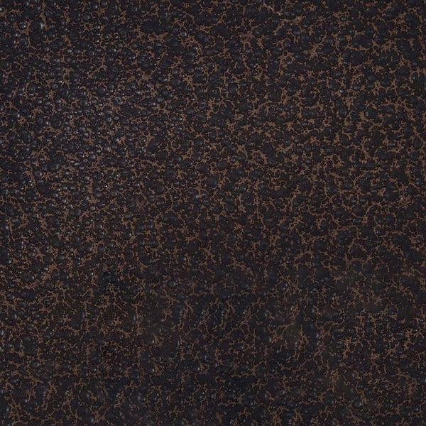 English Elm Cappuccino 4-Tier Corner Bookcase with Copper Scrollwork — Space-Saving Metal & MDF Display Shelf, 73.5" High B062P145489