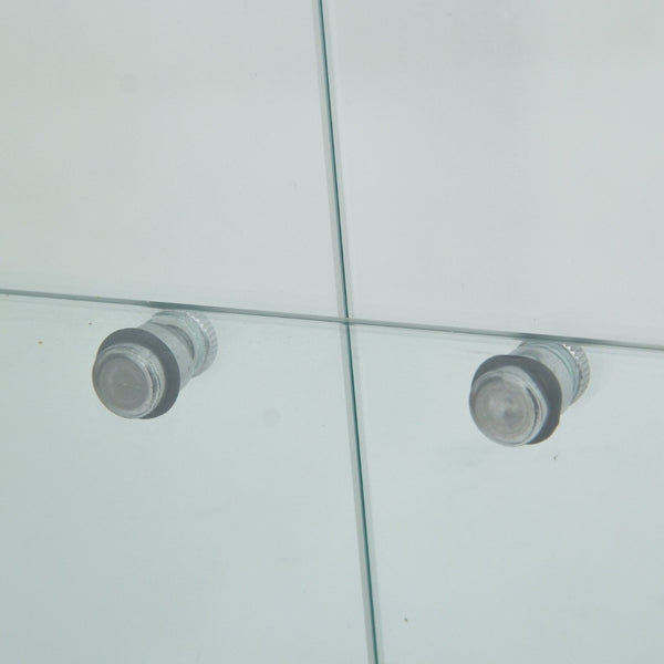 English Elm Two-Door Led Glass Display Cabinet With 4 Shelves - Modern Curio Bookshelf For Living Room, Office W1806S00017-GIGA