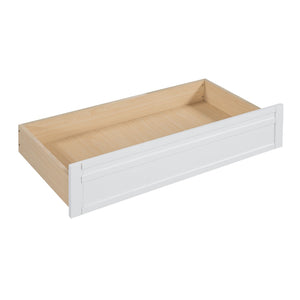 English Elm Twin Daybed with Under Bed Drawers and Built in Shelf Solid Pine Wood Frame N708P245183K