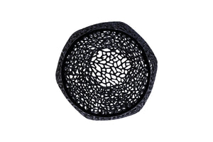 English Elm Et3403-18 Cast Aluminum Cube Side Table Geometric Accent for Modern Living Spaces Black B009140735