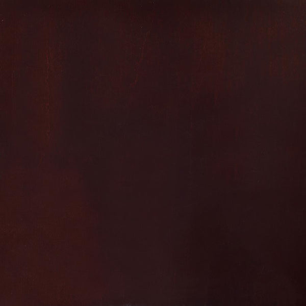 English Elm Cherry Round Pedestal Accent Table with Faux Marble Top — Cherry Finish, Wavy Legs, Elegant Plant Stand B062P145502