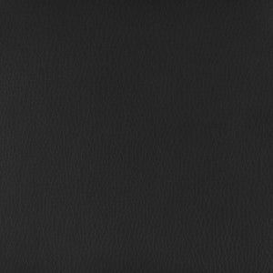 English Elm Black Upholstered Office Chair with Chrome Arms & Casters — Modern Minimalist Design, Adjustable Comfort B062P145550