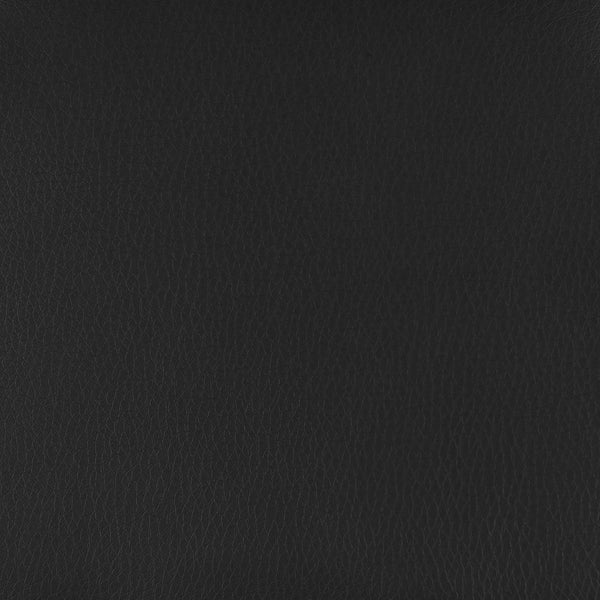 English Elm Black Upholstered Office Chair with Chrome Arms & Casters — Modern Minimalist Design, Adjustable Comfort B062P145550