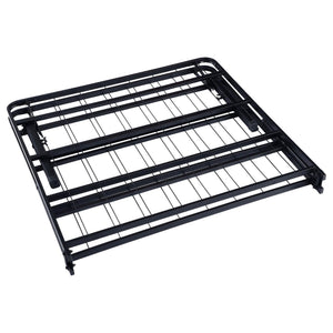 English Elm Black Twin Platform Bed with Heavy-Gauge Steel, 750 lb Capacity, Under-Bed Storage, Rugged Support B062P145533