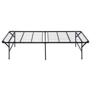 English Elm Black Twin Platform Bed with Heavy-Gauge Steel, 750 lb Capacity, Under-Bed Storage, Rugged Support B062P145533