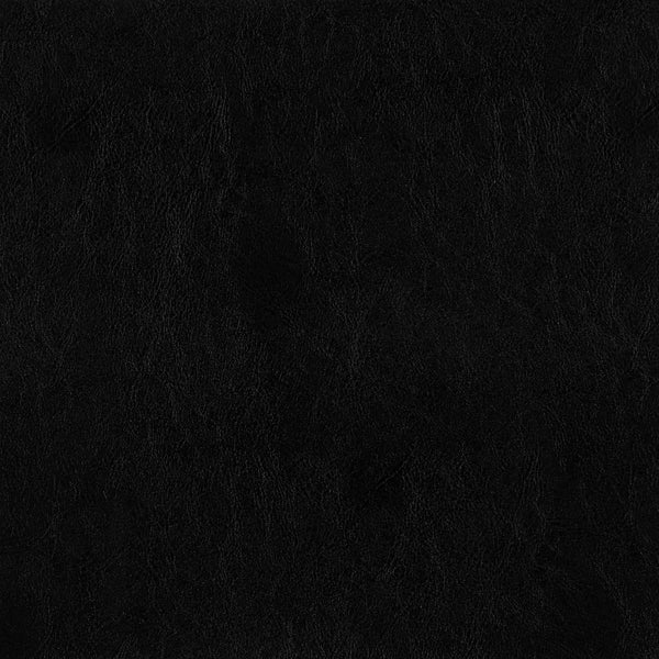 English Elm Black Upholstered Game Chair with Casters — Tobacco Poplar Frame, Leatherette Comfort, Classic Lines, Mobile Elegance B062P145543