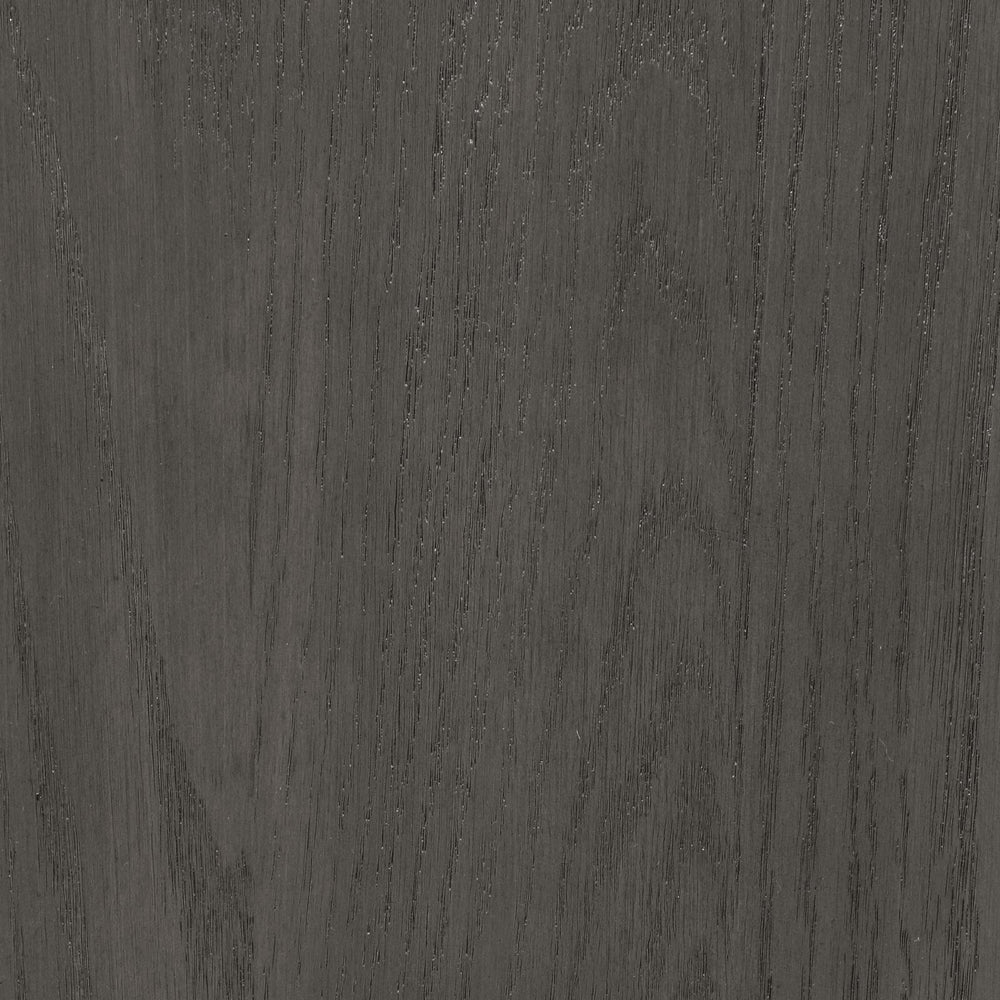 English Elm Medium Grey Lattice Back Side Chairs Set of 2 — Rustic Dining Accent Chairs with Faux Black Leather Seats, Timeless Design, Comfortable Support B062P145657