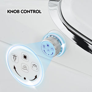 English Elm Luxury Smart Toilet Elongated Bidet with Remote, Heated Seat, Adjustable Wash/Dryer Temps, LED Night Light WF314235AAA