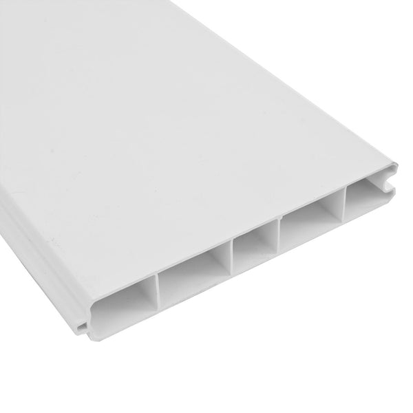 English Elm 2 White Vinyl Privacy Fence Panels Tongue Groove Picket Outdoor Backyard 6ft B100128095