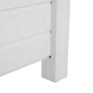 English Elm Privacy Vinyl Fence Panel Kit for Outdoor Ac Units Trash Cans and Pool Gear B100P143654