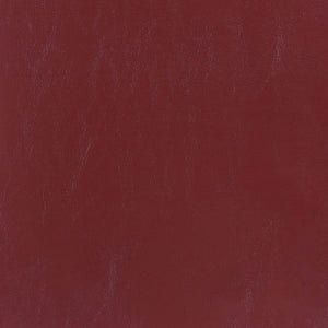 English Elm Red Tournefeuille Faux Leather Swivel Armchair — Barrel-Back Accent Chair, Luxurious Red Upholstery, 330 lb Capacity B062P145688