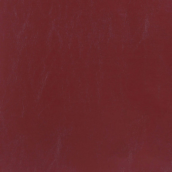 English Elm Red Tournefeuille Faux Leather Swivel Armchair — Barrel-Back Accent Chair, Luxurious Red Upholstery, 330 lb Capacity B062P145688