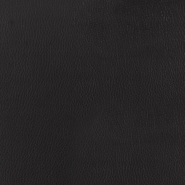 English Elm Black Adjustable Bar Stool with Chrome Base — Faux Leather Swivel, Height Adjustable, 300 lb Capacity B062P145639