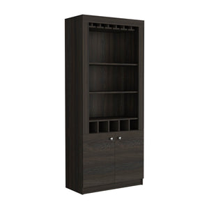 English Elm Bar Cabinet Margarita, Living Room, Espresso