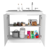 English Elm Utility Sink Vernal, Kitchen, White