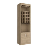 English Elm Bar Cabinet Atanasio, Living Room, Light Pine