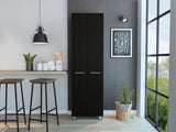 Phoenix Black Pantry Cabinet - 78