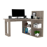 English Elm Computer Desk Mohave, Office, Light Gray