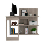 English Elm Computer Desk Mohave, Office, Light Gray