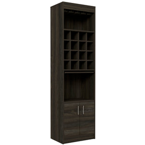 English Elm Bar Cabinet Modoc, Living Room, Espresso