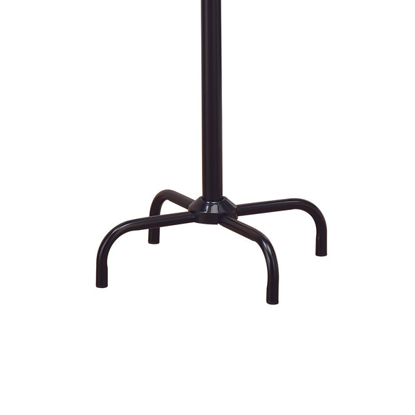 English Elm Black Spider Metal Coat Rack with Shiny Black Finish, 73" Tall Three-Tier Hooks for Entryway Storage and Hats B062P145490