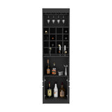 English Elm Bar Cabinet Modoc, Living Room, Black