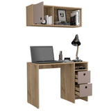 English Elm Office Set Budest, Office, Light Oak / Taupe