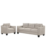 English Elm 3 Piece Living Room Set